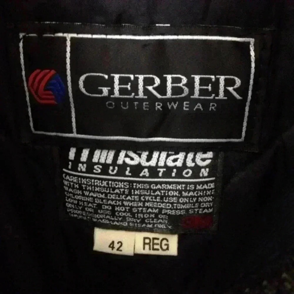 Gerber Outerwear Thinsulate 3M Blue 42 Reg Coat - Picture 2 of 8